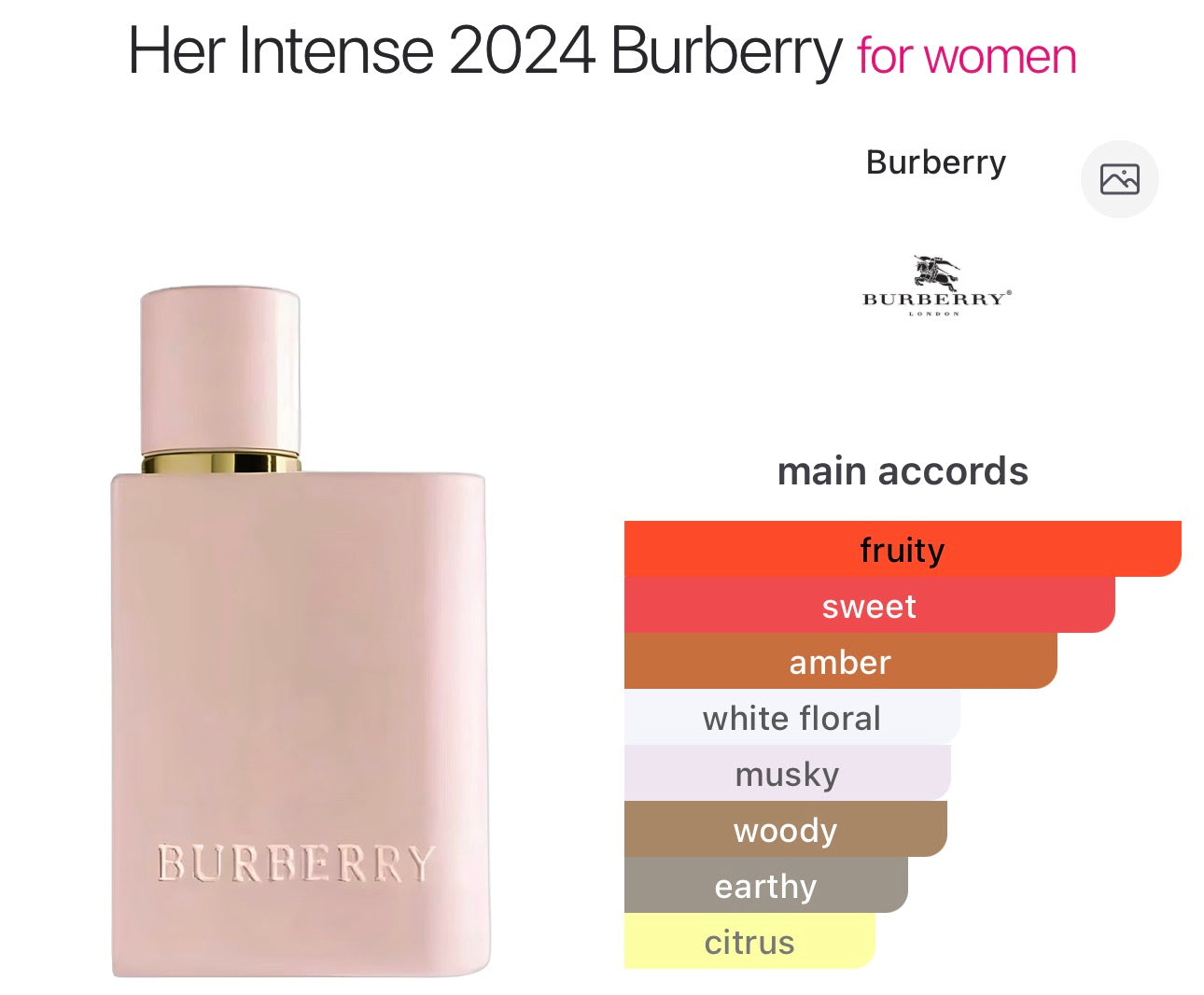 BURBERRY - Her Eau de Parfum Intense - 5ml