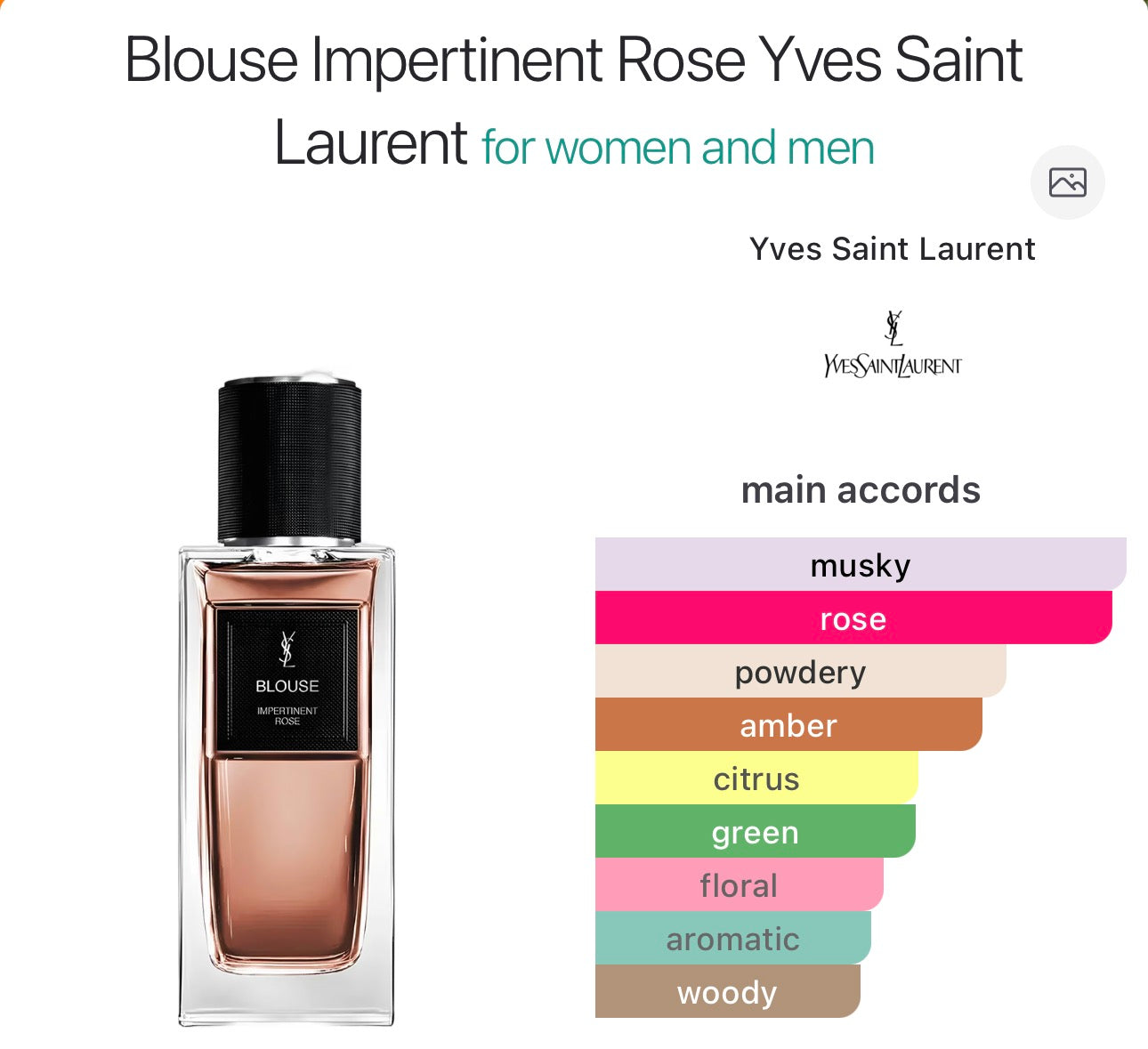 YSL - Blouse Impertinent Rose EDP - 7.5ml