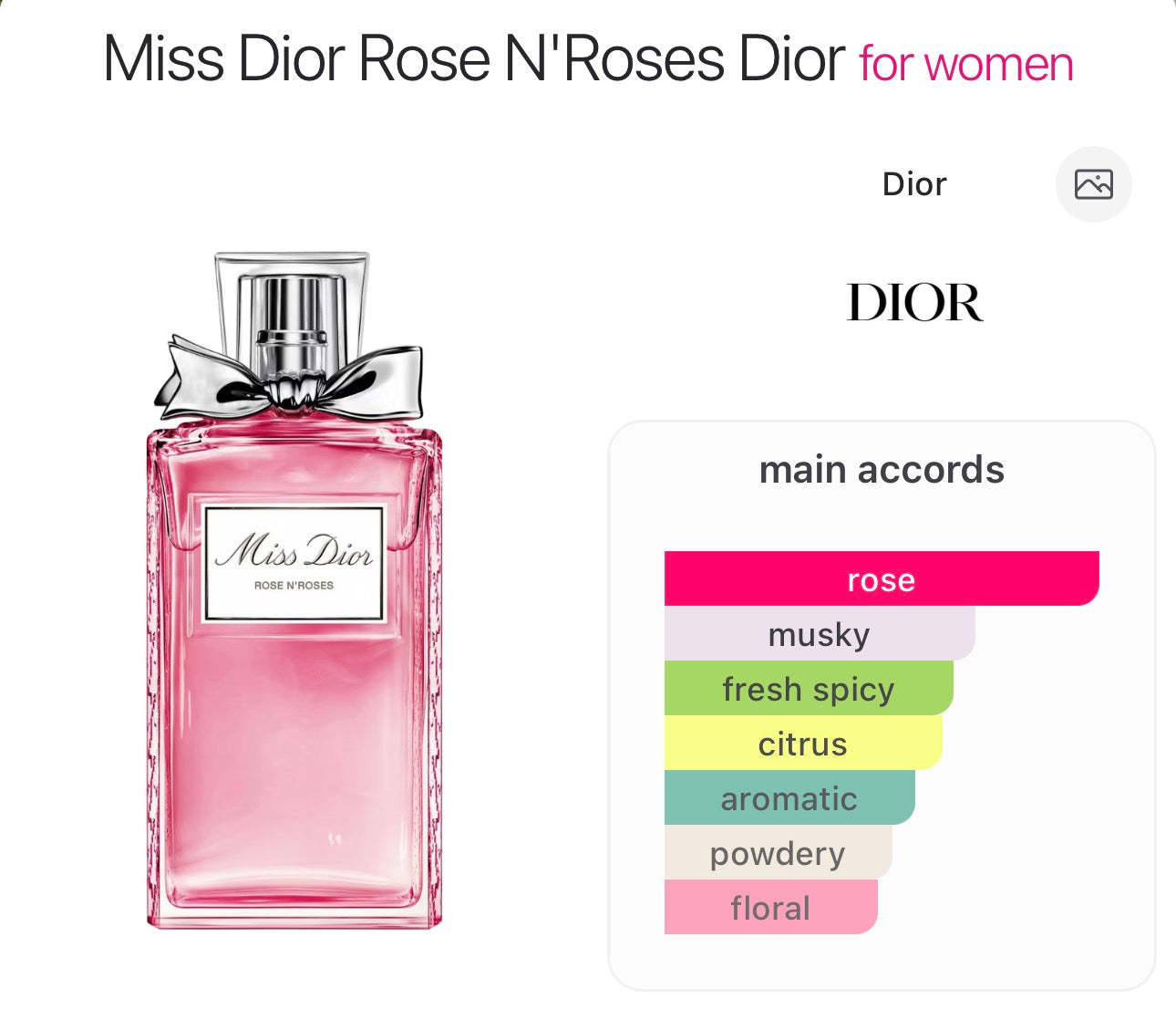 DIOR - Miss Dior Rose N' Roses Eau de Toilette - 5ml