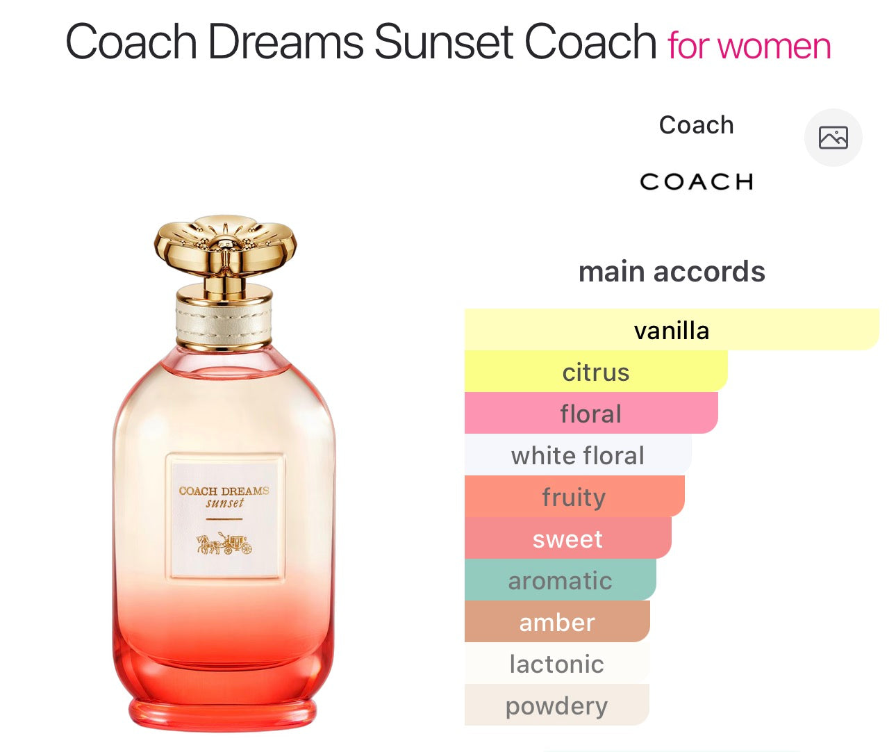 COACH - Dreams Sunset EDP - 4.5ml