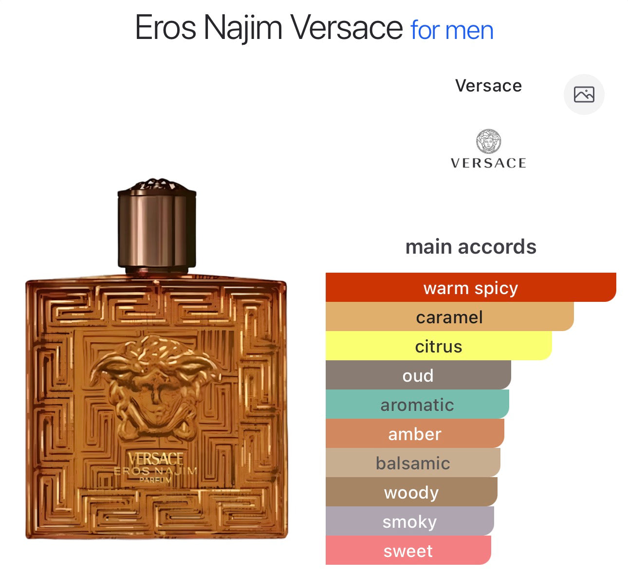 VERSACE - Eros Najim Pour Homme EDP - 5ml