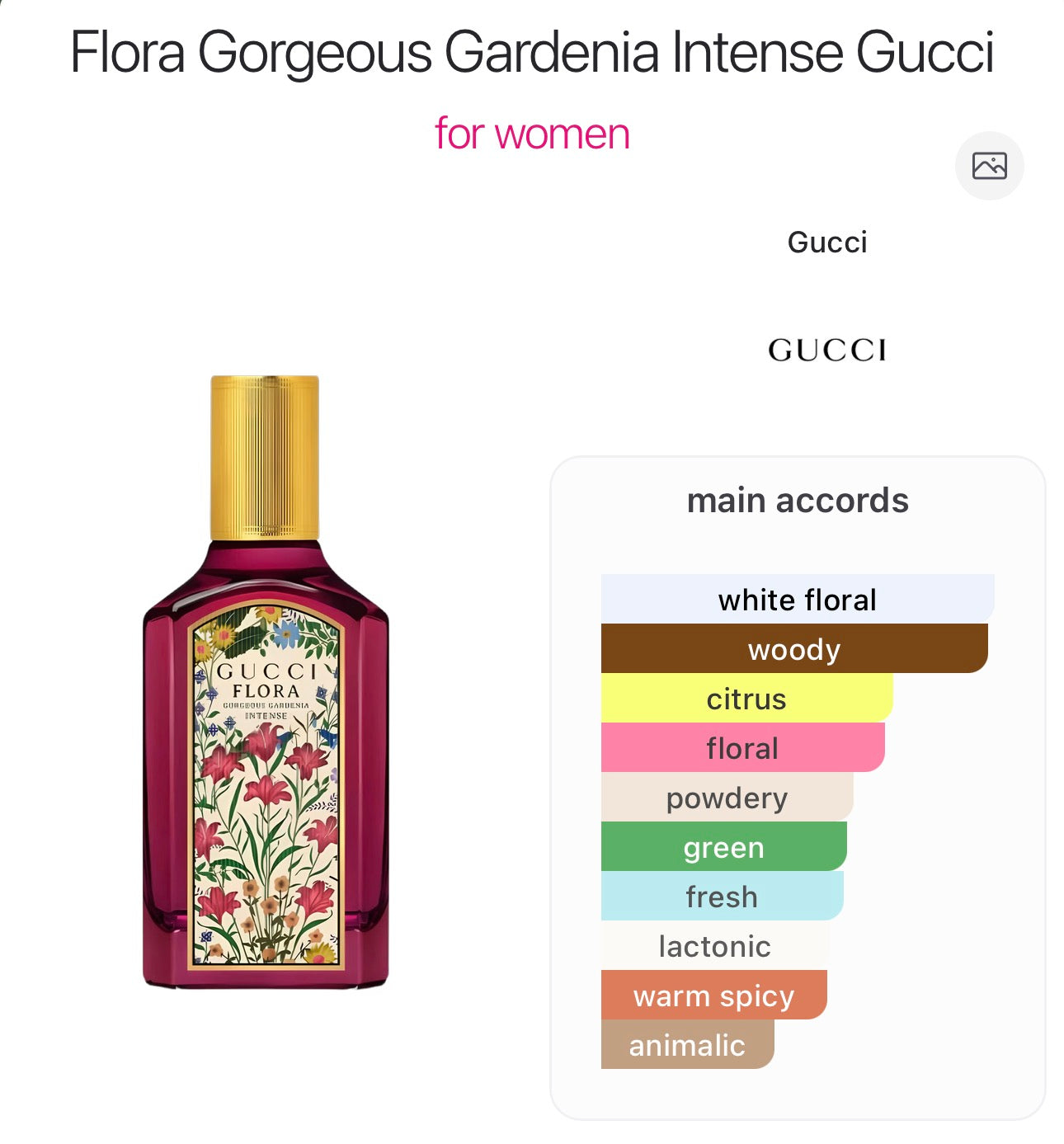 GUCCI - Flora Gorgeous Gardenia EDP Intense - 5ml