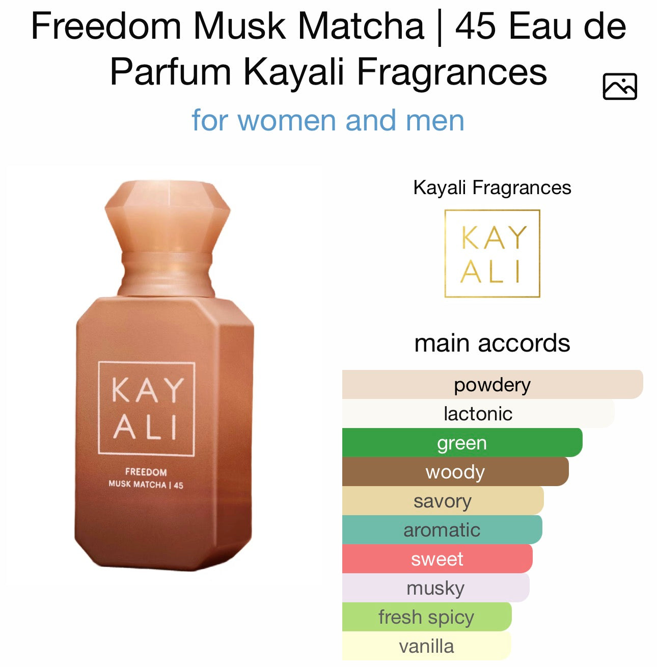 KAYALI - Freedom Musk Matcha Miniature - 10ml