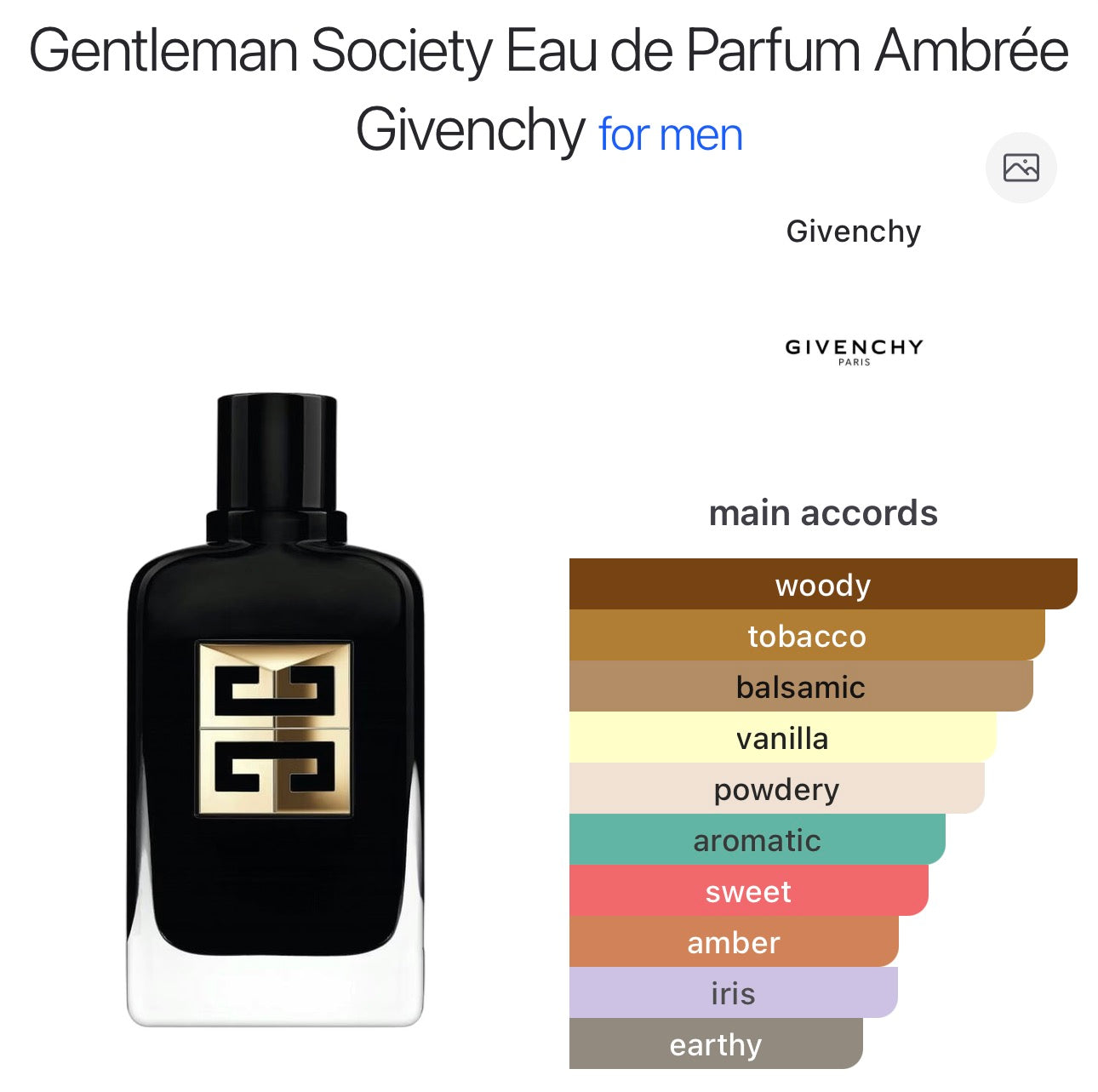 GIVENCHY - Gentleman Society EDP Ambrée Men Perfume - 6ml
