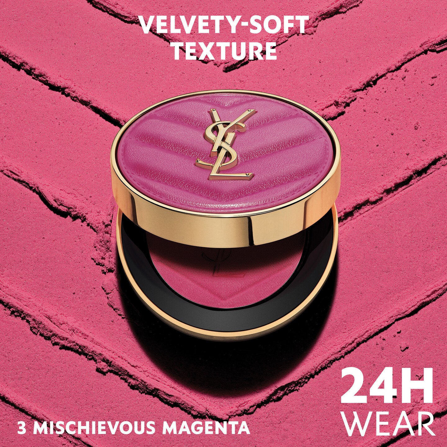 YVES SAINT LAURENT - Make Me Blush 24H Buildable Powder Blush - 03 MISCHIEVOUS MAGENTA