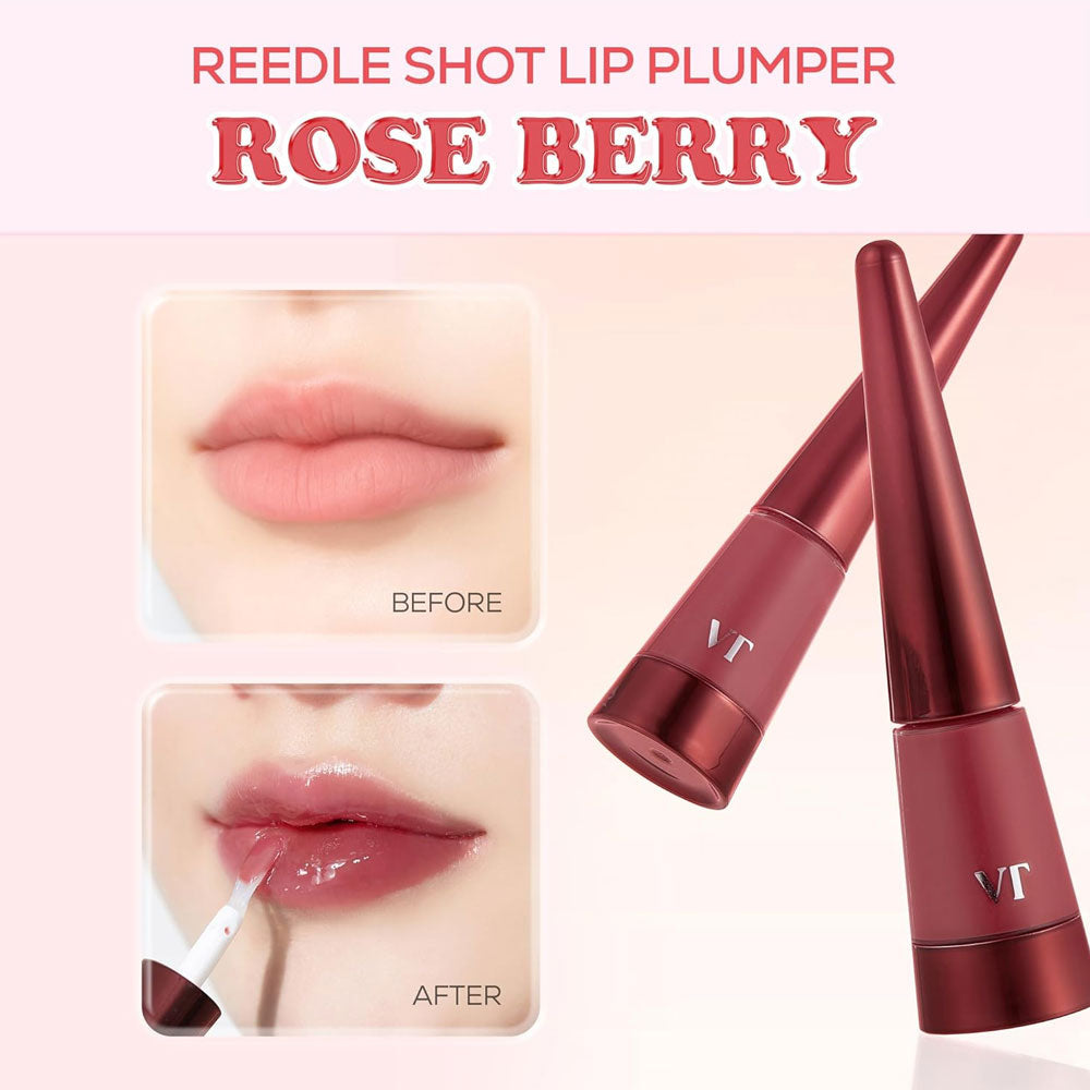 VT - Reedle Shot Lip Plumper - ROSE BERRY