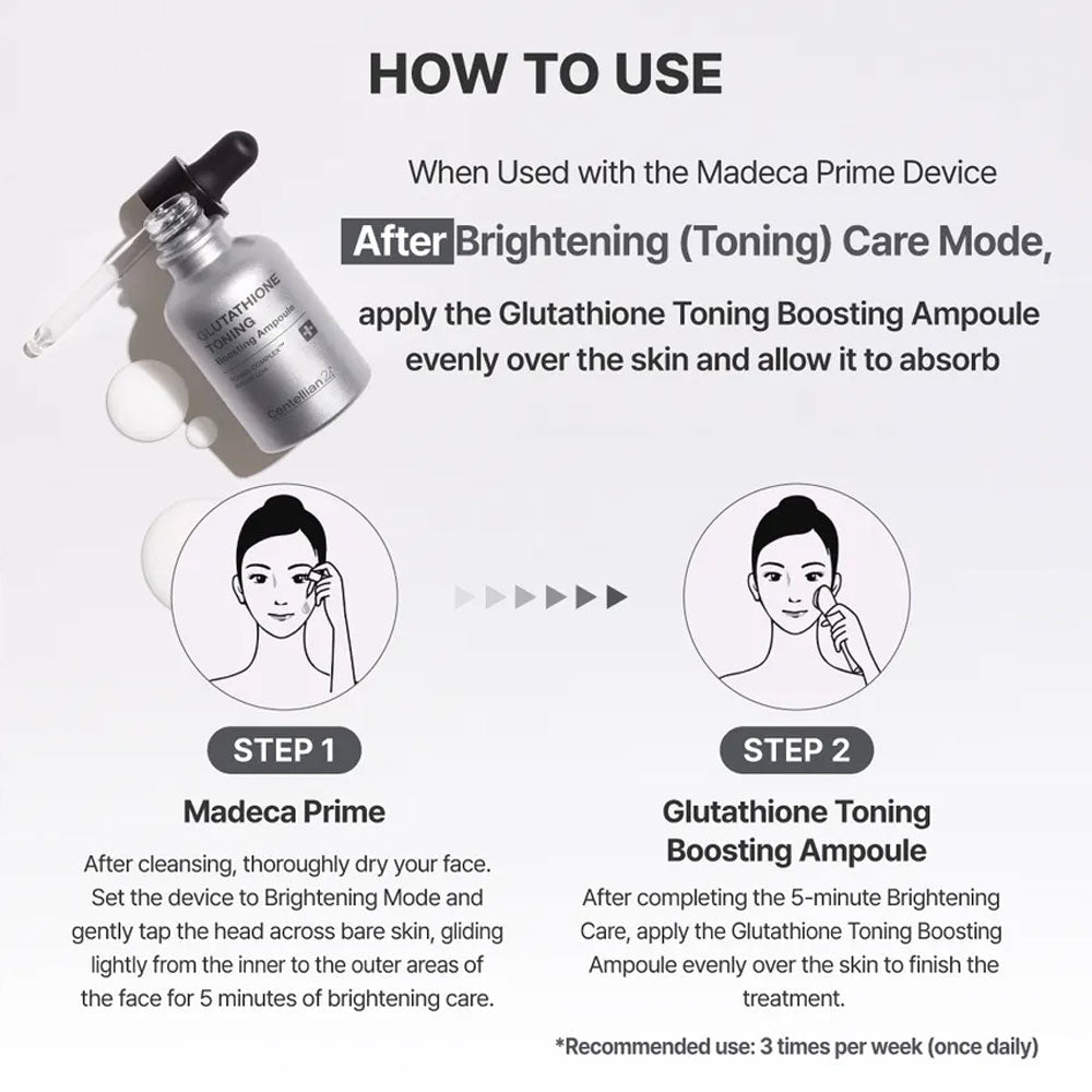 CENTELLIAN24 - Glutathione Toning Boosting Ampoule - 30ml