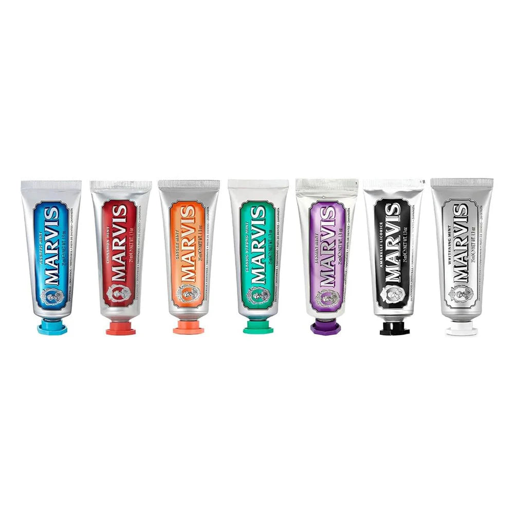 MARVIS Toothpaste Gift Set, 7 Flavors x 25 ml