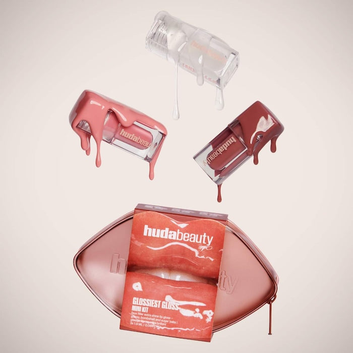 HUDA BEAUTY Mini Glossiest Lip Gloss Set