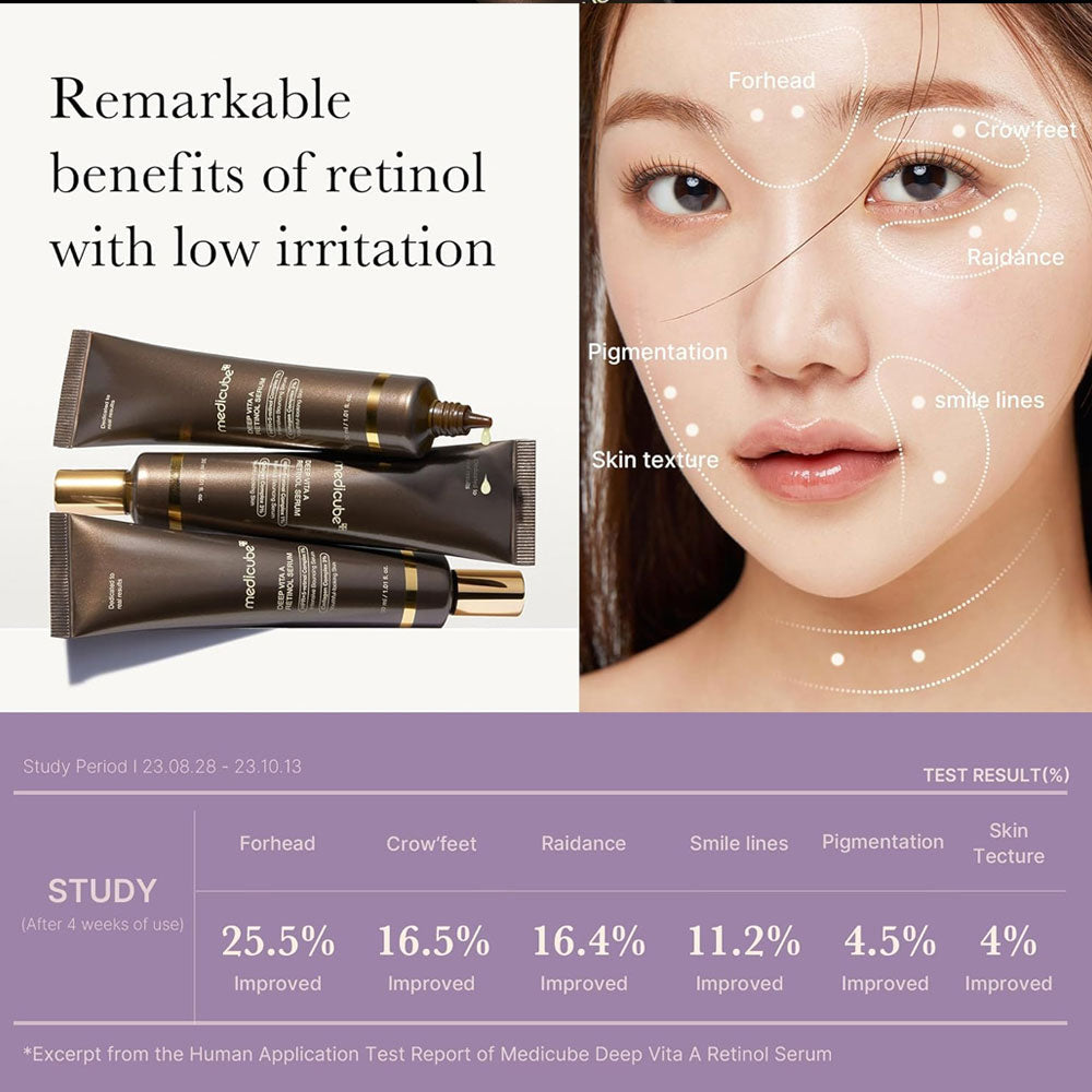 MEDICUBE - Deep Vita A Retinol Serum - 30ml