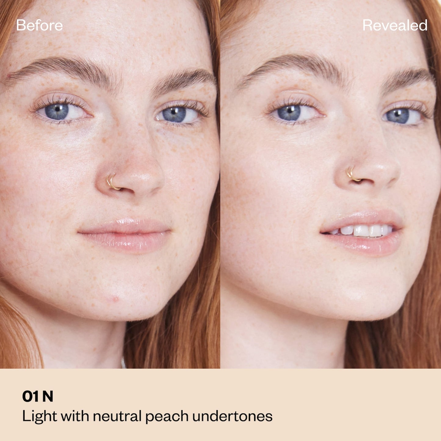KOSAS - Revealer Super Creamy + Brightening Concealer with Caffeine and Hyaluronic Acid - 01N