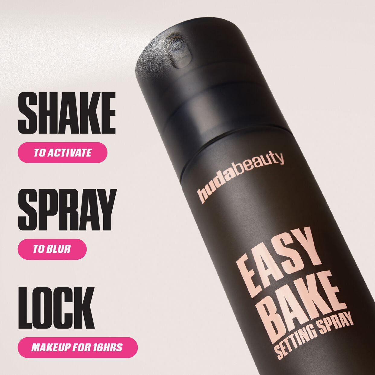 HUDA BEAUTY Easy Bake Setting Spray with 16-Hour Wear