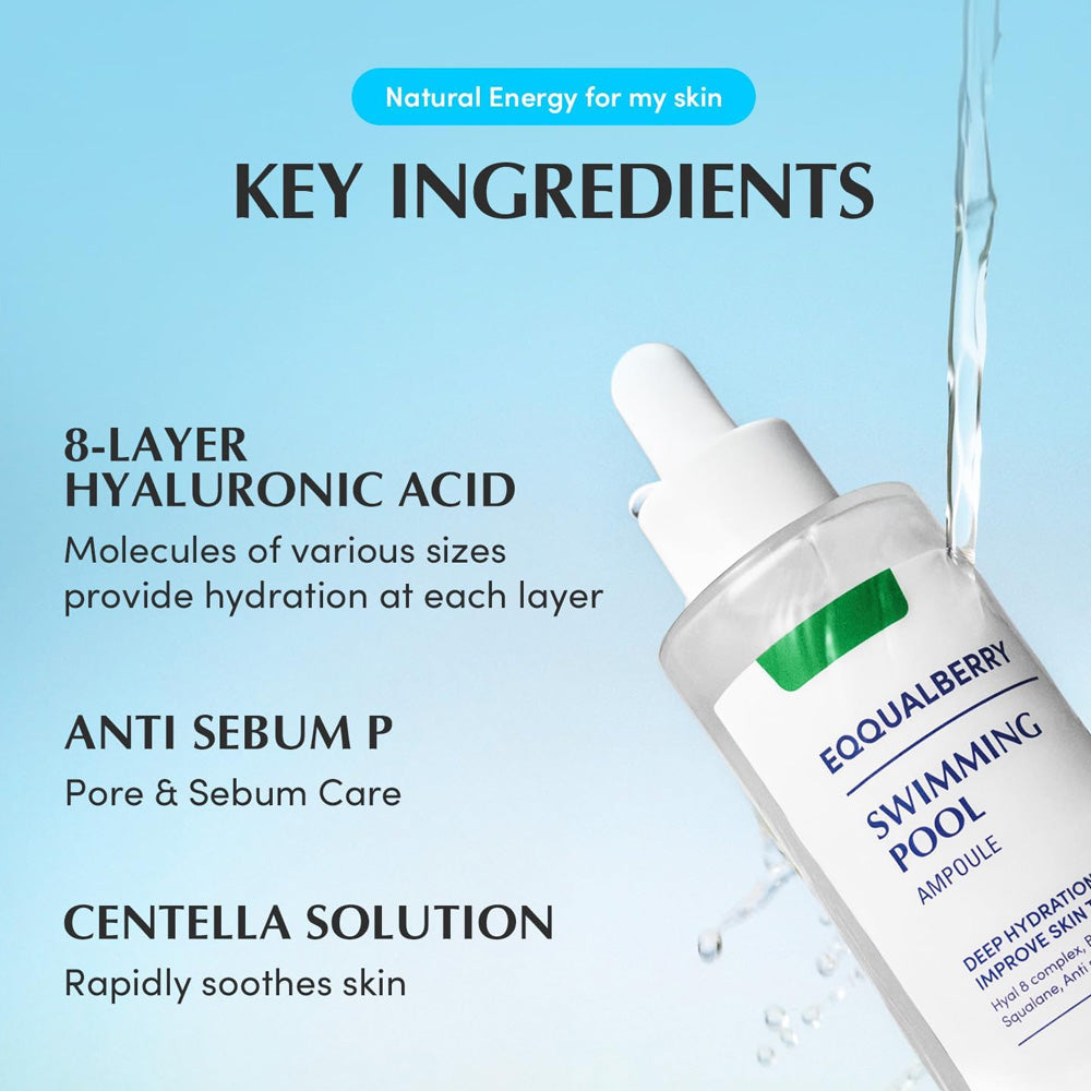 EQQUALBERRY - Swimming Pool Ampoule - 50ml