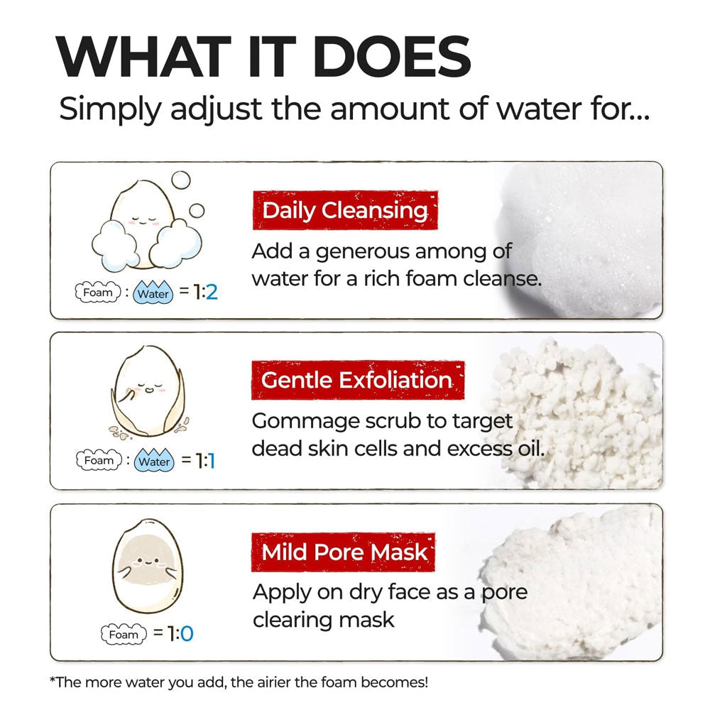 NUMBUZIN - No.3 Rice Enzyme Skin Softening Cleansing Foam - 170ml