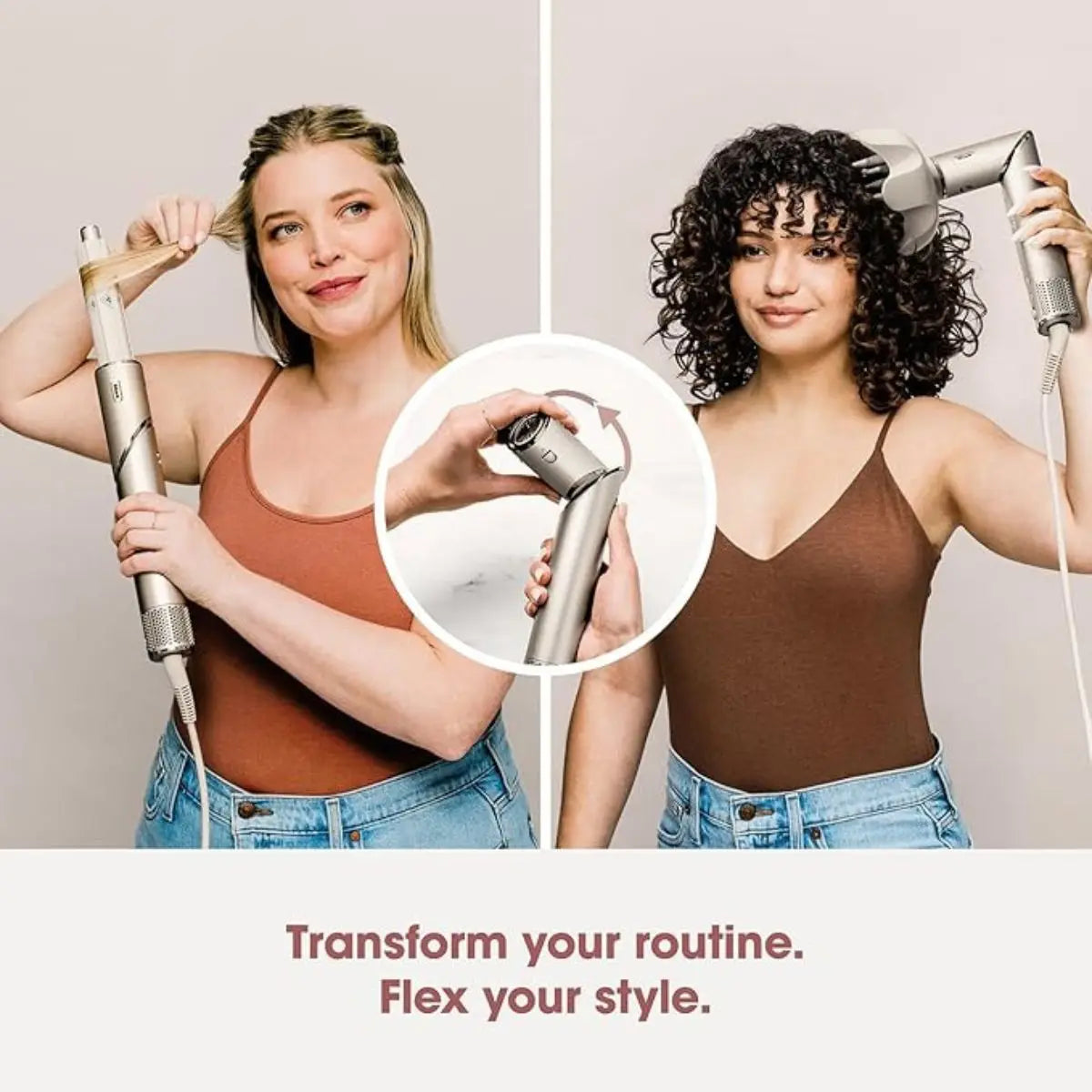 Shark FlexStyle 5-In-1 Air Styler & Hair Dryer - Stone