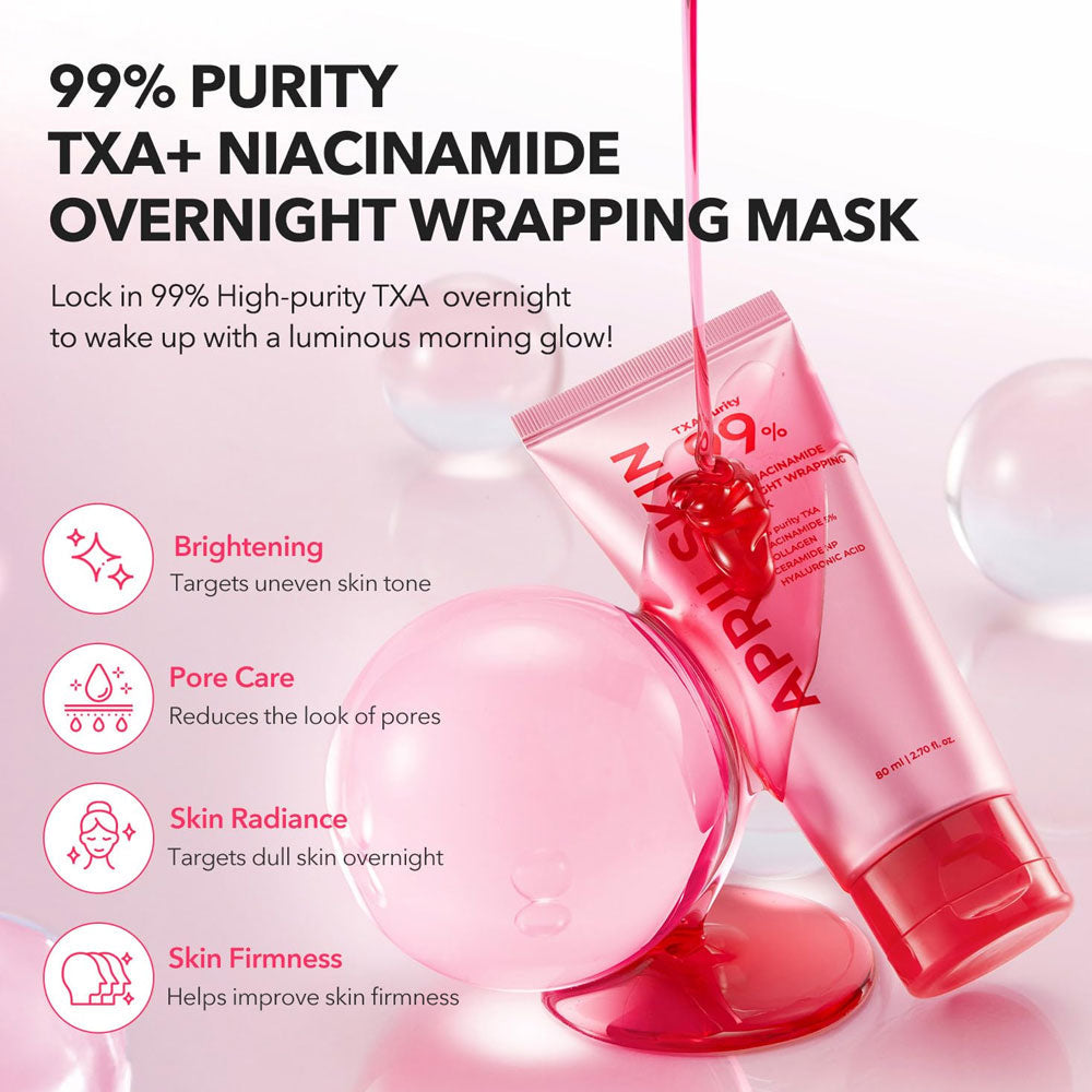 APRILSKIN TXA Niacinamide 99 Night Wrapping Mask 80ml