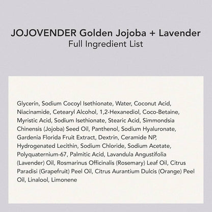 WHIPPED - Vegan Pack Cleanser Jumbo Scent : Jojovender (Jojoba oil + Lavender)