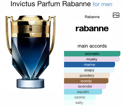 Paco Rabanne Invictus Parfum For Men 5ml