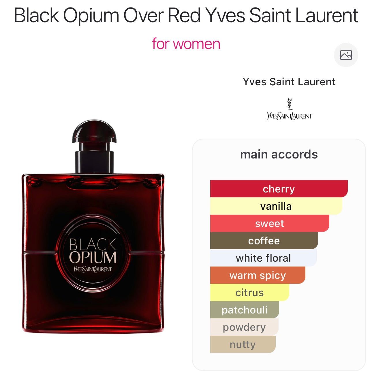 YSL - Black Opium EDP Over Red - 7.5ml