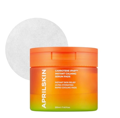 APRILSKIN Carrotene IPMP Instant Calming Serum Pads (80 Pads)