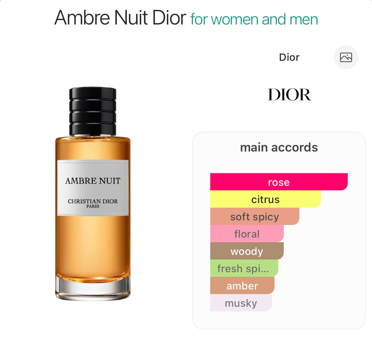 CHRISTIAN DIOR - Ambre Nuit EDP - 7.5ml