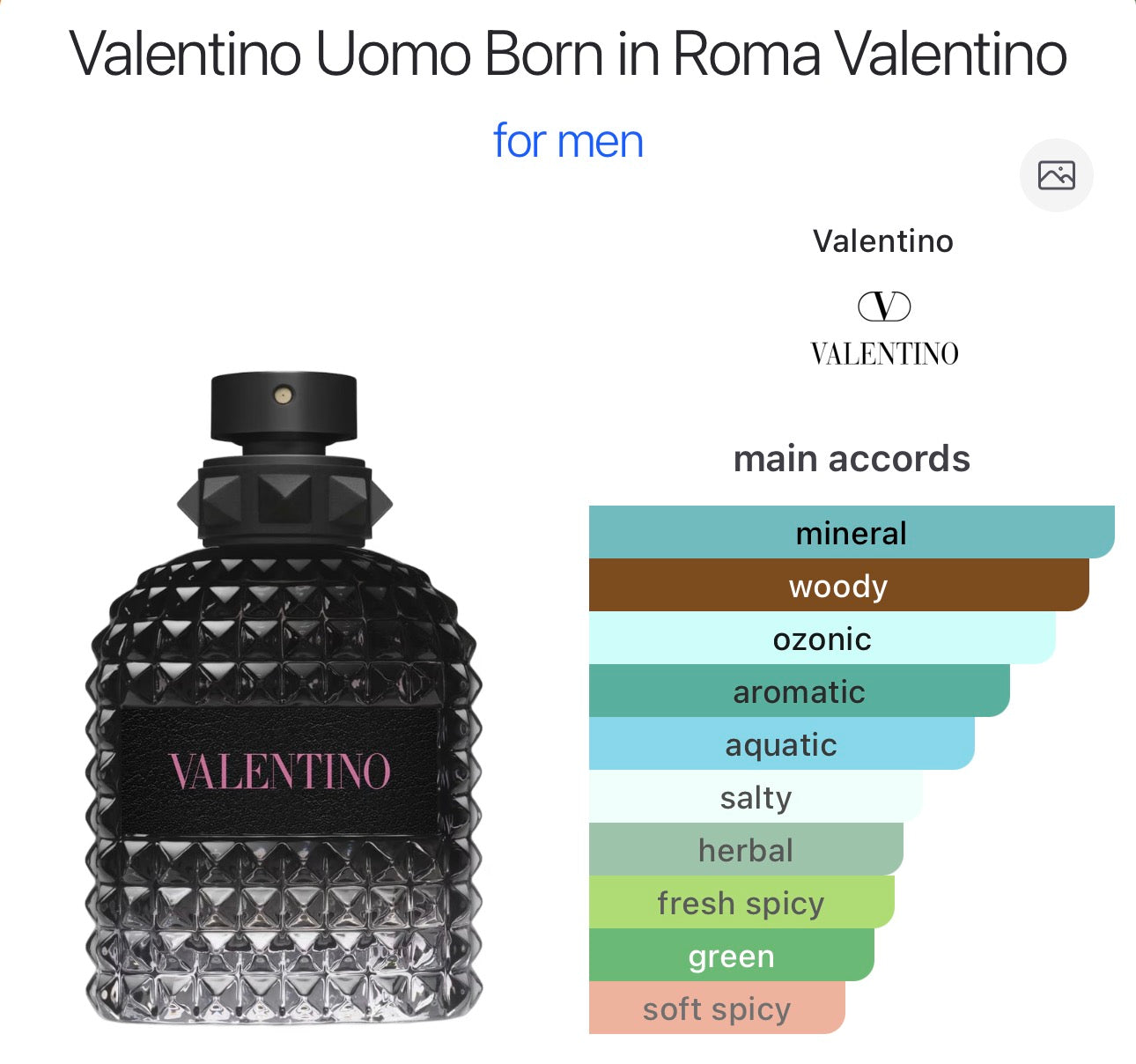 VALENTINO - Uomo Born In Roma EDP Intense - 10ml