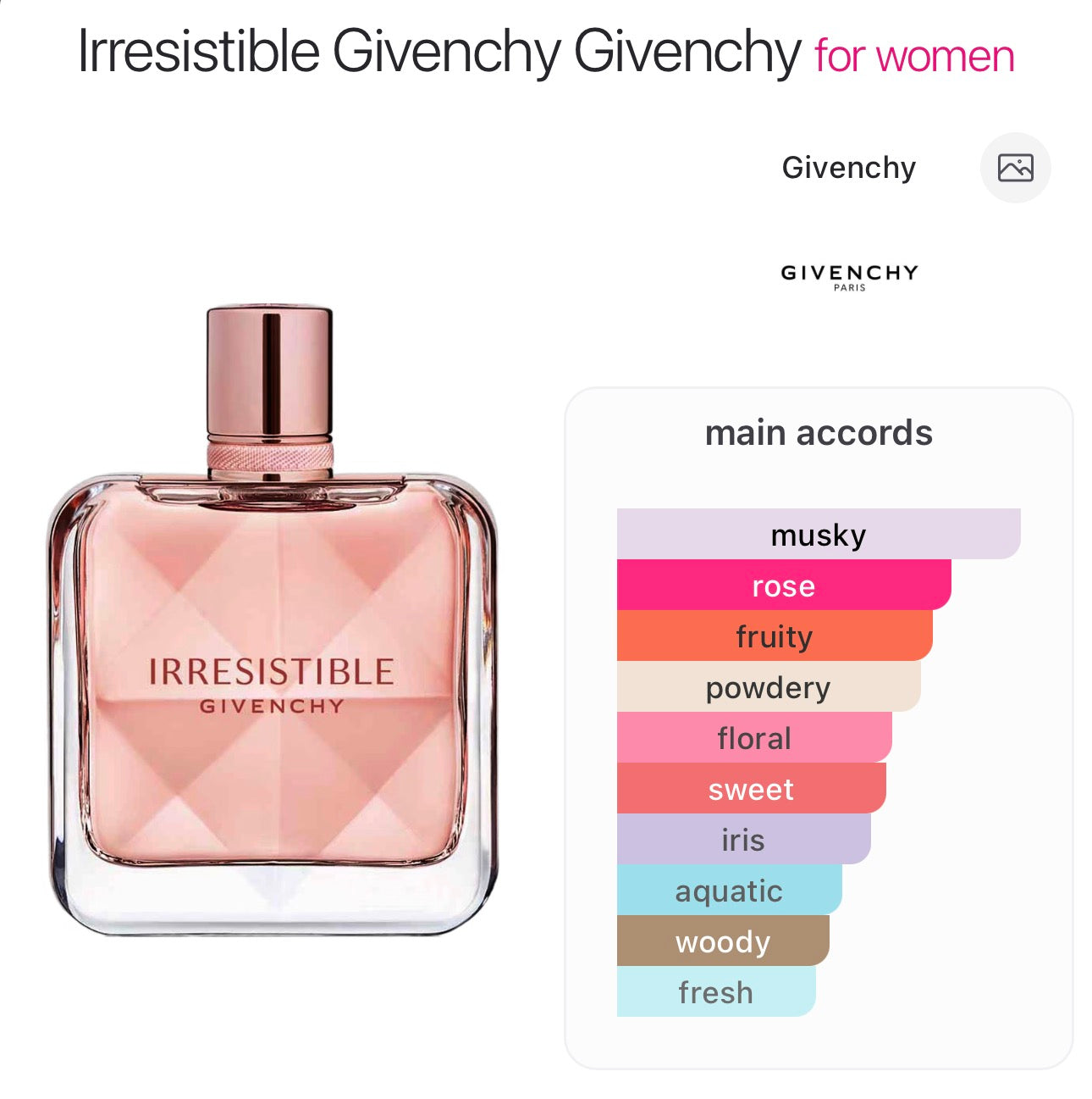 GIVENCHY - Irresistible EDP - 8ml