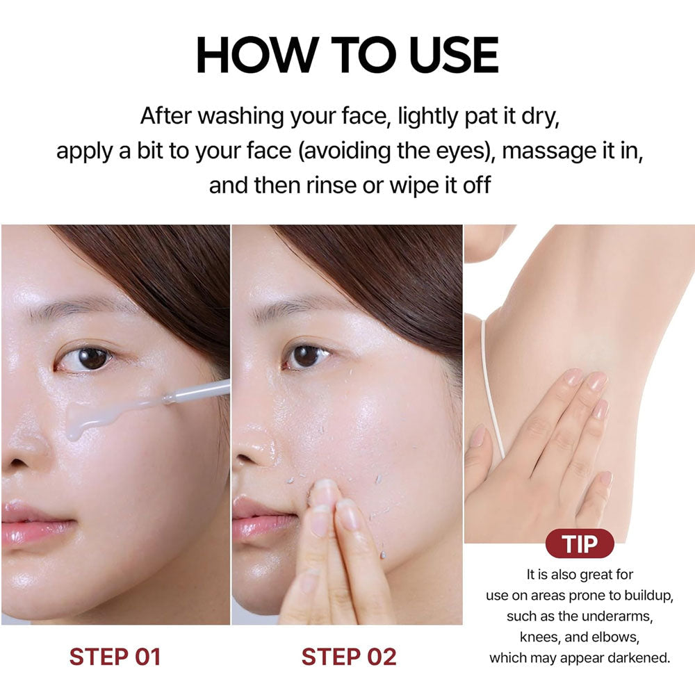 Dr.MELAXIN - Peel Shot Exfoliant Black Rice Ampoule - 80ml