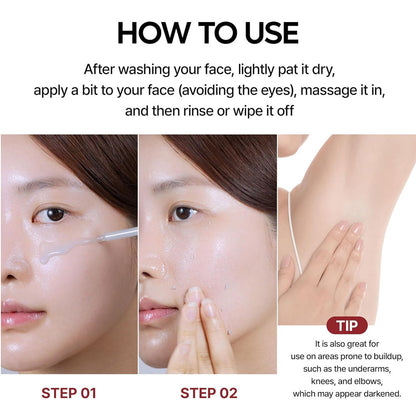 Dr.MELAXIN - Peel Shot Exfoliant Black Rice Ampoule - 80ml