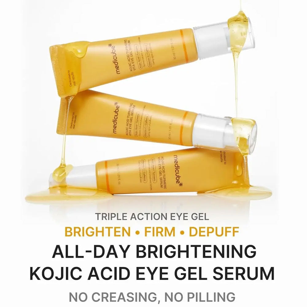 MEDICUBE - Kojic Acid Turmeric Vita Eye Gel Serum - 30ml