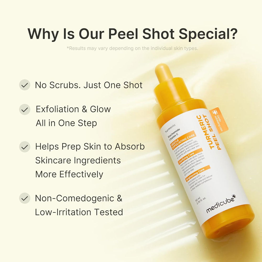MEDICUBE - Kojic Acid Turmeric Peel Shot - 80ml