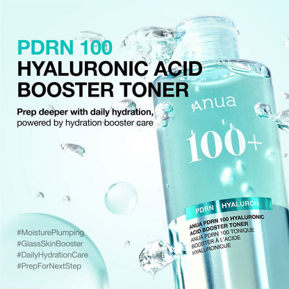 ANUA - PDRN 100 Hyaluronic Acid Booster Toner - 250ml