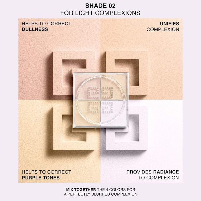 GIVENCHY - Prisme Libre Loose Setting and Finishing Powder - 02 SATIN BLANC