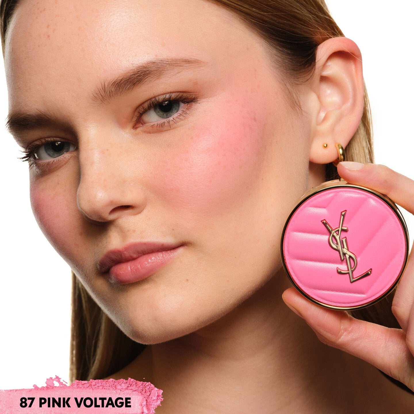 YVES SAINT LAURENT - Make Me Blush 24H Buildable Powder Blush - 87 PINK VOLTAGE