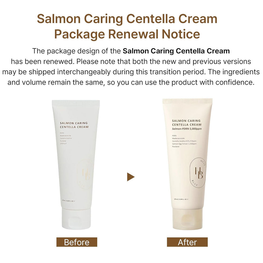 HEVEBLUE - Salmon Caring Centella Cream 100ml
