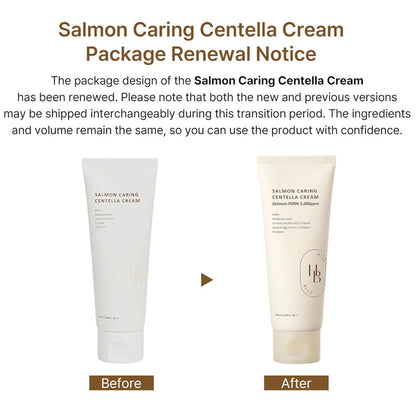 HEVEBLUE - Salmon Caring Centella Cream 100ml