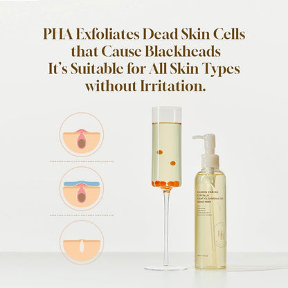 HEVEBLUE - Salmon Caring Centella Light Cleansing Oil - 250ml