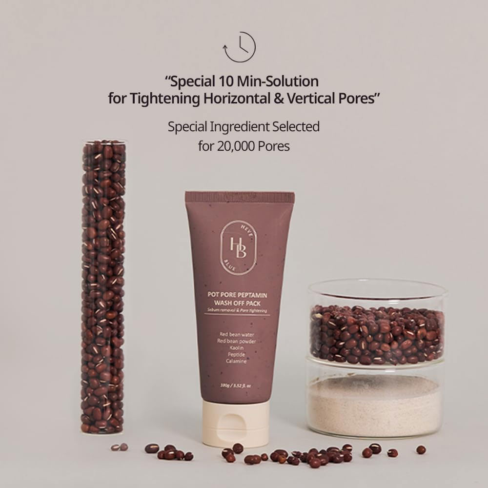 HEVEBLUE - Pot Pore Peptamin Wash Off Pack 100g