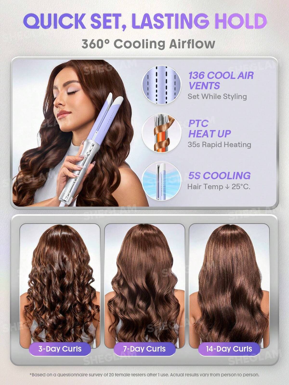 SHEGLAM - One Touch Airflow Styler Pro- 32mm EU PLUG (Pakistan-Compatible Plug)