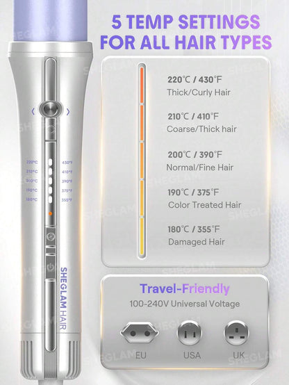SHEGLAM - One Touch Airflow Styler Pro- 32mm EU PLUG (Pakistan-Compatible Plug)