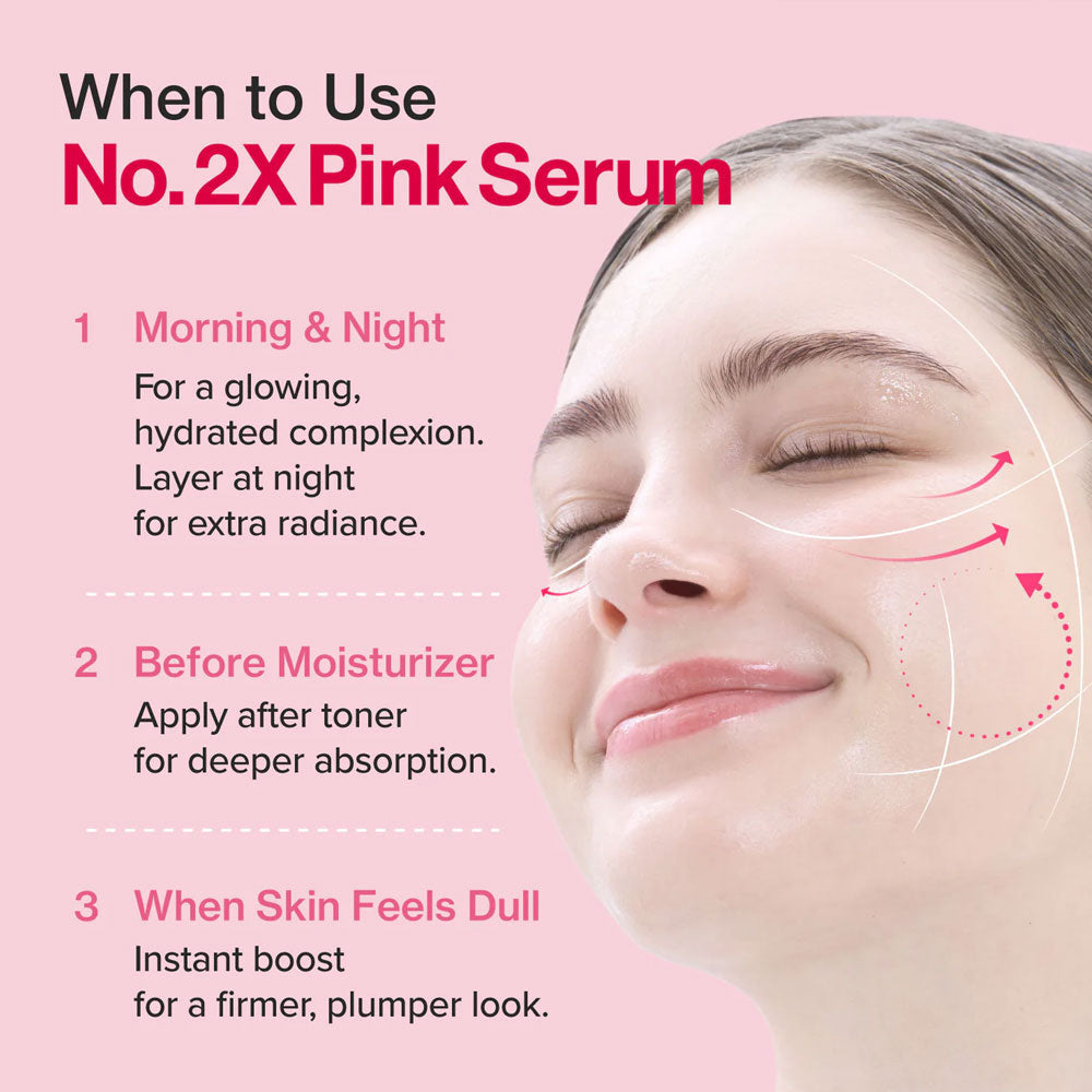 Numbuzin No.2 Rose PDRN Collagen 2X Plumping Serum 30ml
