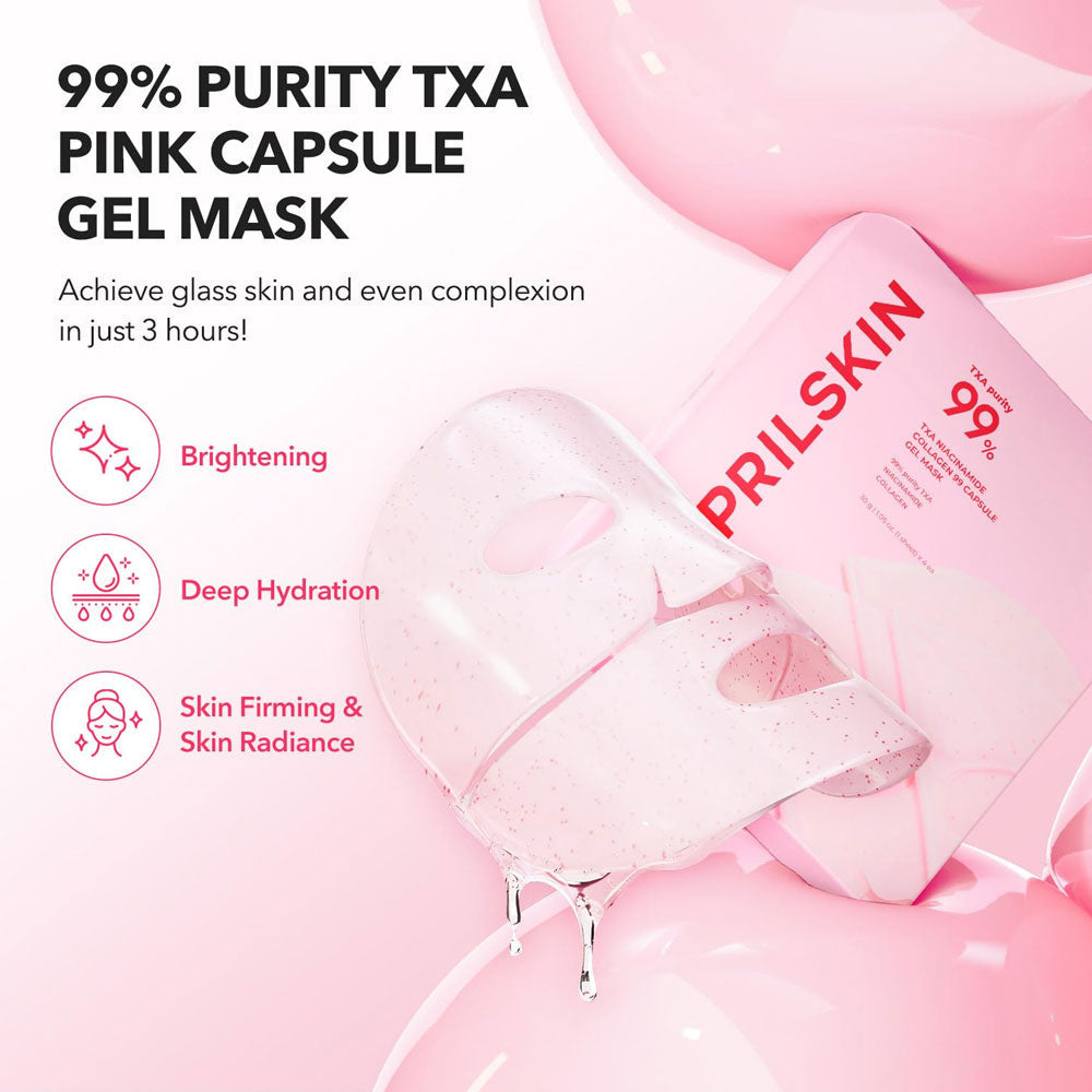 APRILSKIN TXA Niacinamide Collagen 99 Capsule Gel Mask (Single Sheet)