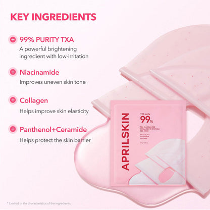 APRILSKIN TXA Niacinamide Collagen 99 Capsule Gel Mask (Single Sheet)