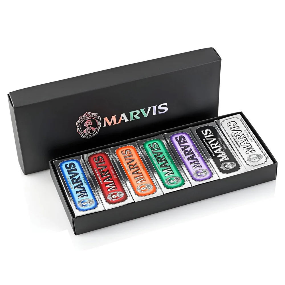 MARVIS Toothpaste Gift Set, 7 Flavors x 25 ml