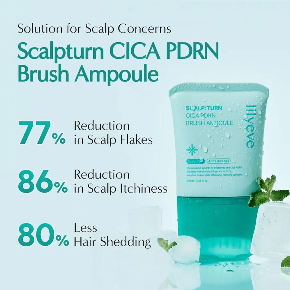LILYEVE - Scalp Turn Cica PDRN Brush Ampoule - 100ml