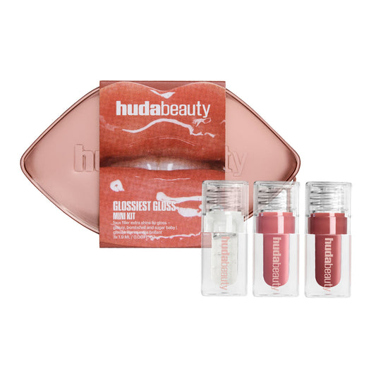 HUDA BEAUTY Mini Glossiest Lip Gloss Set