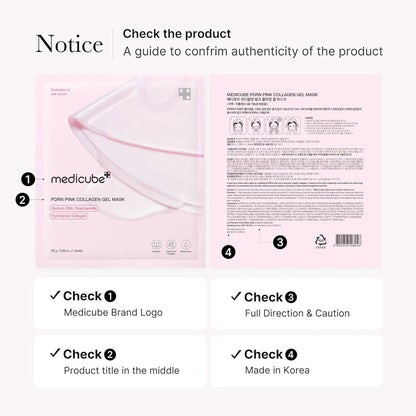 MEDICUBE PDRN Pink Collagen Gel Mask - 1 Sheet Mask