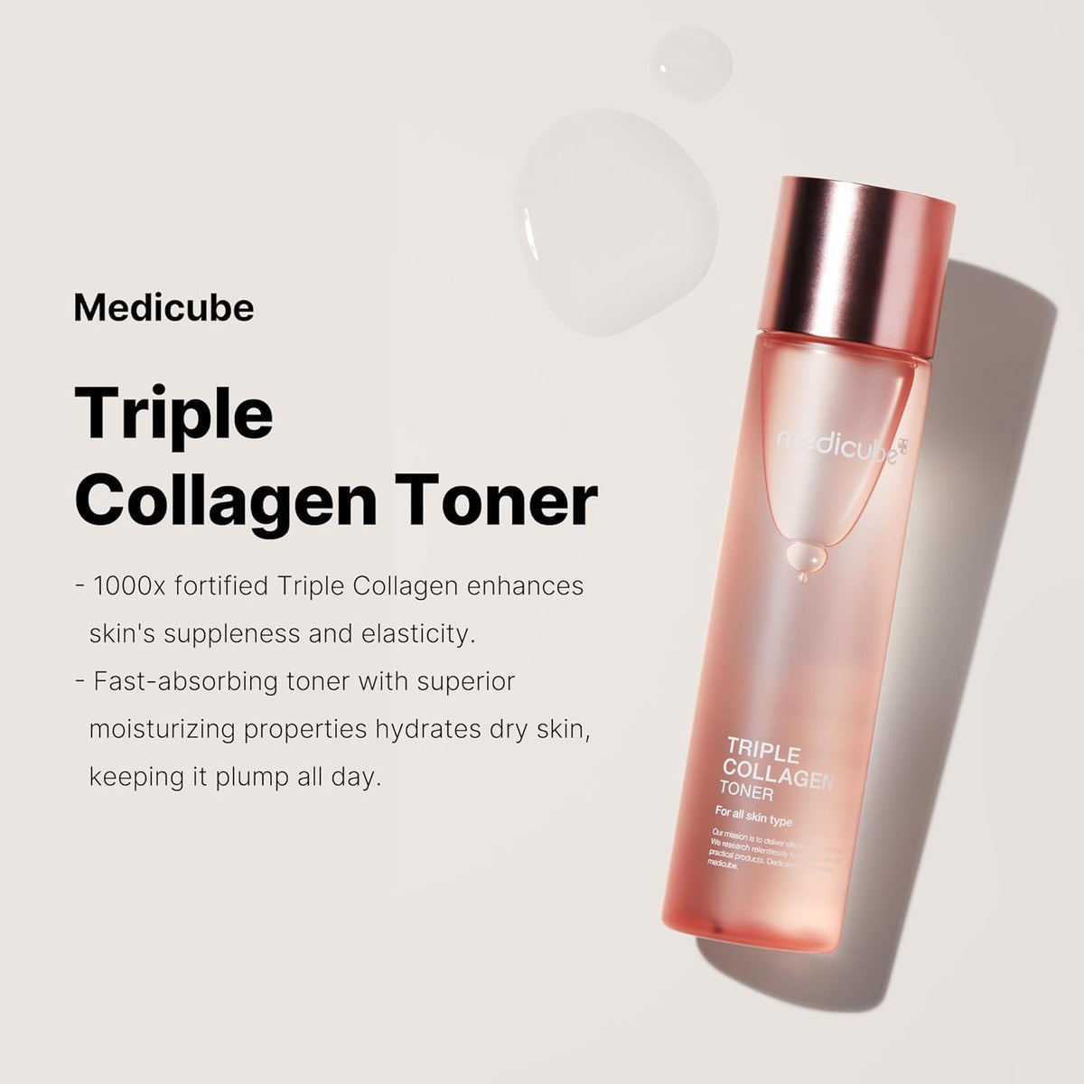 MEDICUBE - Triple Collagen Toner - 140ml