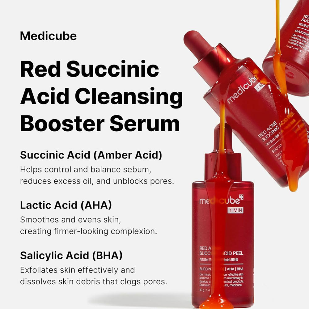 MEDICUBE - Red Acne Succinic Acid Peel - 40g