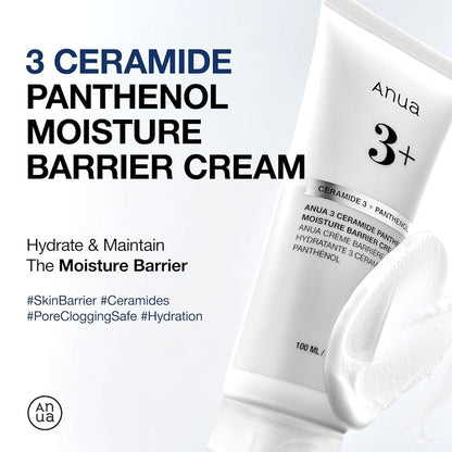 ANUA 3 Ceramide Panthenol Moisture Barrier Cream 100ml